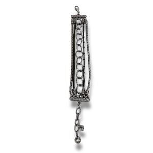 Brighton Pebble Cascade 5 Strand Bracelet Silver‎ Tone Metal Women's Jewelry